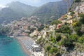 Cliffside village of Positano on southern Italy's Amalfi Coast. Royalty Free Stock Photo