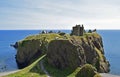 Dunnottar castle a medieval fortress in Scotland Royalty Free Stock Photo