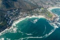 Clifton Cape Town aerial shot Royalty Free Stock Photo