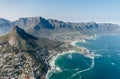 Clifton Cape Town aerial shot Royalty Free Stock Photo