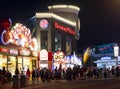 Clifton Hill is shown at night Royalty Free Stock Photo