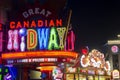 Clifton Hill is shown at night Royalty Free Stock Photo