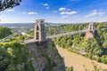 Clifton Suspension Bridge, Bristol, Avon, England, UK Royalty Free Stock Photo