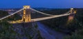 Clifton Suspension Bridge in Bristol Royalty Free Stock Photo