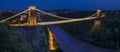 Clifton Suspension Bridge in Bristol Royalty Free Stock Photo