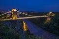 Clifton Suspension Bridge in Bristol Royalty Free Stock Photo