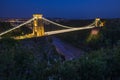 Clifton Suspension Bridge in Bristol Royalty Free Stock Photo