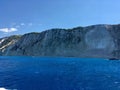 Clifts of Lefkada island Royalty Free Stock Photo