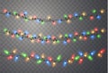 Christmas lights. Vector String