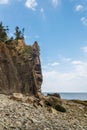 Cliifs of Cape Enrage along the Bay of Fundy