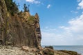 Cliifs of Cape Enrage along the Bay of Fundy