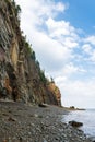 Cliifs of Cape Enrage along the Bay of Fundy