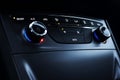 Clima control unit of a modern car Royalty Free Stock Photo