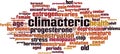 Climacteric word cloud