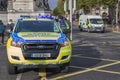 A Climate Action march in Dublin, to coincide with the COP26 Conference Dublin, Ireland, Royalty Free Stock Photo