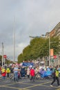 A Climate Action march in Dublin, to coincide with the COP26 Conference Dublin, Ireland,