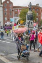 A Climate Action march in Dublin, to coincide with the COP26 Conference Dublin, Ireland,