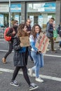 A Climate Action march in Dublin, to coincide with the COP26 Conference Dublin, Ireland,