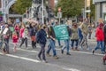 A Climate Action march in Dublin, to coincide with the COP26 Conference Dublin, Ireland,