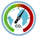 Climate change and global warming concept