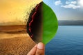 Climate change and Global warming environmental day concept Royalty Free Stock Photo