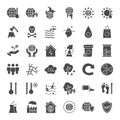 Climate Change Solid Web Icons