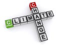 Climate change word blocks