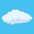 Climate cloud icon, cartoon style