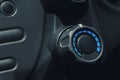 Climate control knob inside the car Royalty Free Stock Photo