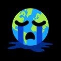 Climate and ecological grief - Planet Earth is crying and weeping