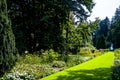 Gardens of the Villa Taranto on Lake Maggiore which is the most westerly of the three large lakes of Italy