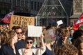 Climate march GHENT, teen protest for the envirement