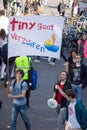 Climate march GHENT, teen protest for the envirement