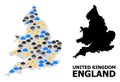Climate Mosaic Map of England