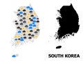 Climate Mosaic Map of South Korea