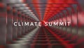 Climate Summit Page Header. Webmasters Royalty Free Stock Photo