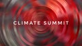 Climate Summit Page Header. Webmasters Royalty Free Stock Photo