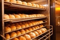 climatic chamber to control proofing of the bread