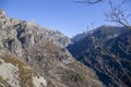 Climb to the Nuria Valley Royalty Free Stock Photo