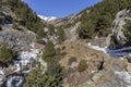 Climb to the Nuria Valley Royalty Free Stock Photo
