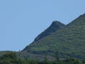 A mountain path to the top of the Marmaros range. Royalty Free Stock Photo