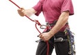 Climber belay