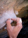 Climber Grip Royalty Free Stock Photo