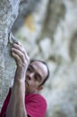 Climber grip Royalty Free Stock Photo