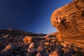 Climber reaching towards the top Royalty Free Stock Photo