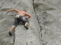 Climber on the rock