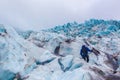 Glacier in Skaftafell, Iceland. Royalty Free Stock Photo