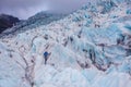 Climber in Glacier in Skaftafell, Iceland. Royalty Free Stock Photo