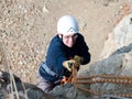 Climber on the wall