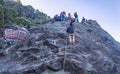 Climbers climbing mountain in a mountain training camp. Sikkim West Bengal India South Asia Pacific December 23, 2021